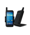 Thuraya SatSleeve Hotspot with smartphone screen on thumbnail