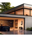 EcoFlow DELTA Pro Ultra backup system outside a modern home at dusk thumbnail