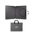 EcoFlow 60W portable solar panel — folded flat with case thumbnail