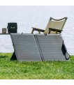 EcoFlow 60W portable solar panel charging a power station at a campsite thumbnail