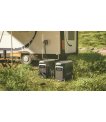 EcoFlow grounding adapter connected to a power station outdoors thumbnail
