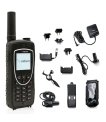 Everything in the Iridium 9575 Extreme rental kit laid out: handset, chargers, adapters, car charger and case thumbnail