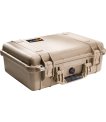 Pelican 1500 Protector case in desert tan — closed thumbnail