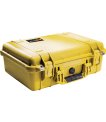 Pelican 1500 Protector case in yellow — closed thumbnail