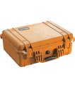 Pelican 1520 Protector case in orange — closed thumbnail