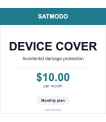 Satmodo accidental damage warranty card — $10 per month device protection plan thumbnail