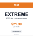SPOT Gen Extreme monthly satellite tracking service plan card — $21.90 per month, 12-month term thumbnail
