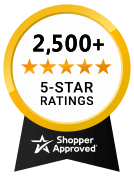 2,500+ 5-Star Reviews Badge